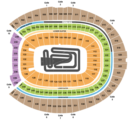 Empower Field At Mile High Supercross Seating Chart